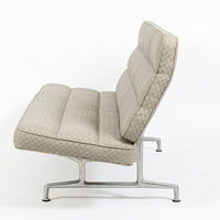 Vintage Mid-Century Modern Eames Model 3473 Tan Sofa for Herman Miller, 1960s
