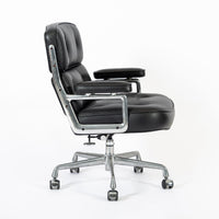 Eames Herman Miller Time Life Black Leather Office Chair