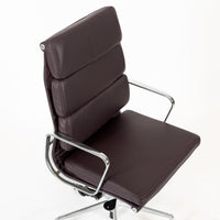 Eames for Herman Miller Tall Dark Purple Desk Chair