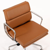 Eames for Herman Miller Brown Leather Office Chair 2000s