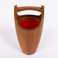 Mid Century Danish Modern Teak Ice Bucket by Jens H. Quistgaard for Dansk