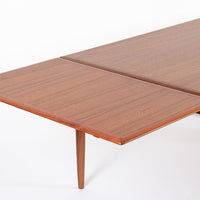 Mid Century Danish Teak Extension Dining Table by Kai Kristiansen (attr.)
