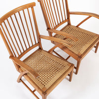 Vintage Mid Century Dutch Wooden Lounge Chairs by Vero Stoel