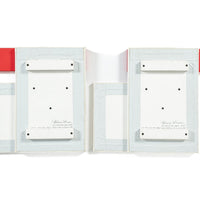 Contemporary Geometric Abstract Art Wall Reliefs by Thomas Vinson White–White–Red, 2004