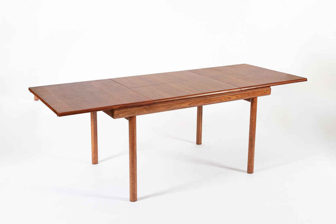 Mid Century English Teak Extension Dining Table by White & Newton