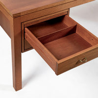 Danish Mahogany Executive Desk by Søborg Møbler, Mid Century Modern Desk, 2 Matching Avail
