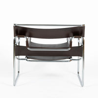 Mid Century Brown Wassily Chair by Marcel Breuer for Stendig 1960s, 2 Available