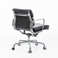 Eames for Herman Miller Soft Pad Black Leather Desk Chair 2000s