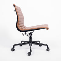 Mid Century Brown Leather Office Chair by Eames for Herman Miller