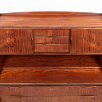 Mid Century Finnish Teak Secretary Desk by Venesta