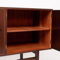 Mid Century Wood Sideboard Cabinet or Credenza by Ole Wanscher
