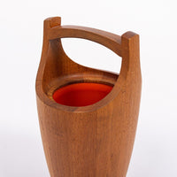 Mid Century Danish Modern Teak Ice Bucket by Jens H. Quistgaard for Dansk