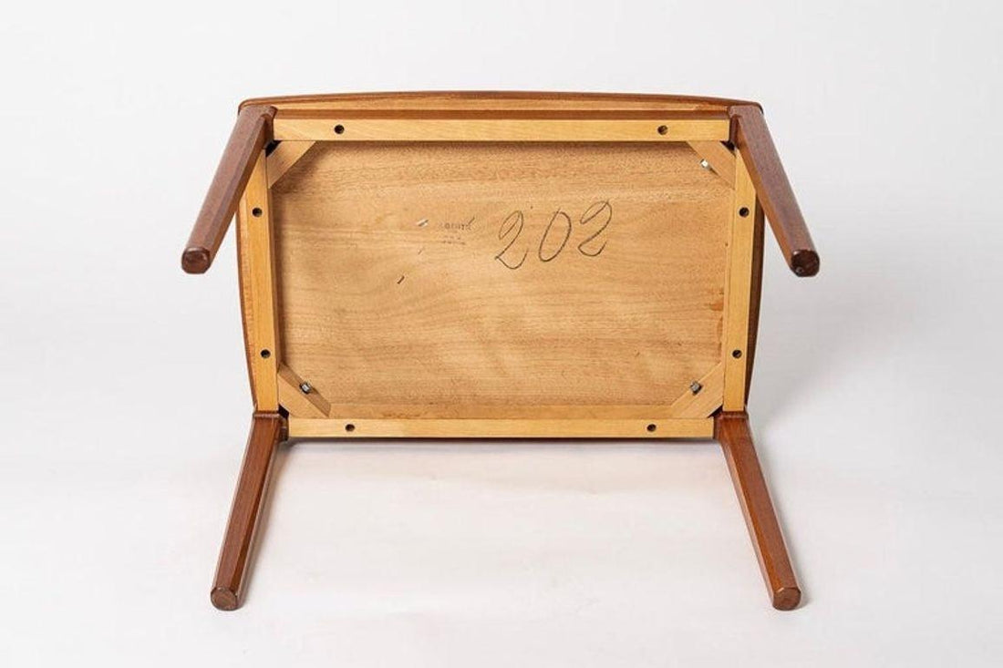 Mid Century Swedish Teak Wood Side Table by Albert Larsson