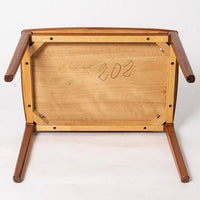 Mid Century Swedish Teak Wood Side Table by Albert Larsson