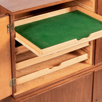 Mid-Century Scandinavian Teak Wood Storage Cabinet in the Style of Afdal