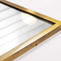 Vintage Gold Solid Brass Large Hanging Wall Mirror