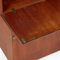 Mid-Century Danish Teak Secretary Desk Bookcase by Peter Løvig Nielsen, 1960s