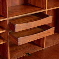 Mid-Century Danish Teak Wall Unit Bookcase by Peter Løvig Nielsen, Pair, 1960s