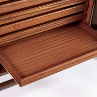 Mid Century Danish Wood Sideboard Cabinet or Credenza by Ole Wanscher