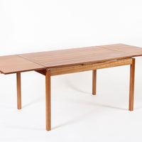 Mid Century Danish Modern Teak Extension Dining Table