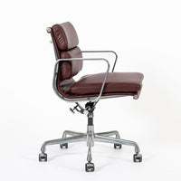 Eames for Herman Miller Red Leather Office Chair 2000s