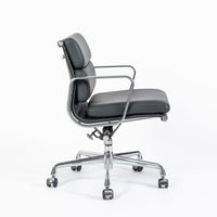 Eames for Herman Miller Gray Leather Office Chair 2000s