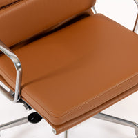 Eames for Herman Miller Brown Leather Office Chair 2000s