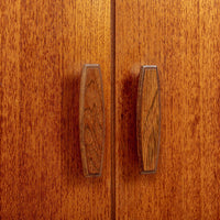 Mid Century Teak Wood Armoire Wardrobe Cabinet by G-Plan