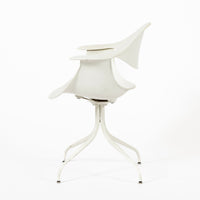 Mid Century White Swag Chair by George Nelson for Herman Miller