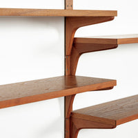Mid Century Danish HG Teak Wood Modular Wall Unit Shelving & Bookcase