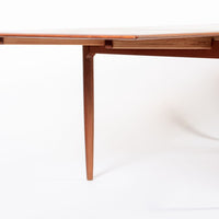 Mid Century Danish Teak Extension Dining Table by Kai Kristiansen (attr.)