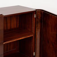 Antique French Art Deco Mahogany Wood Sideboard or Bar Cabinet 1930s