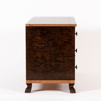 Vintage Mid Century Swedish Three Drawer Dresser