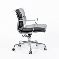 Eames for Herman Miller Soft Pad Black Leather Desk Chair 2000s