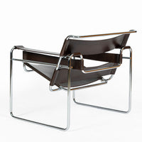 Mid Century Brown Wassily Chair by Marcel Breuer for Stendig 1960s, 2 Available