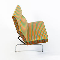 Eames Sofa Compact for Herman Miller, Alexander Girard Maharam Striped Fabric, 2 Available