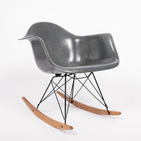 1959 Mid Century RAR Gray Rocking Chair by Eames for Herman Miller