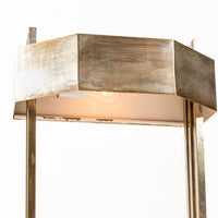 Antique Art Deco Brass Table Lamp by Marcel Breuer for 1925 Paris Exposition
