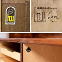 Mid Century Danish Rosewood Bookcase by Carlo Jensen for Hundevad, 1960s