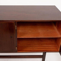 Mid Century Wood Sideboard Cabinet or Credenza by Ole Wanscher