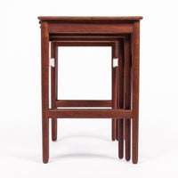 Mid Century Danish Teak Nesting Tables by Hans J. Wegner, 1960s