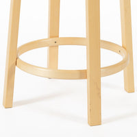 Mid Century Finnish Birch & Black 64 Stools by Alvar Aalto for Artek, 2015