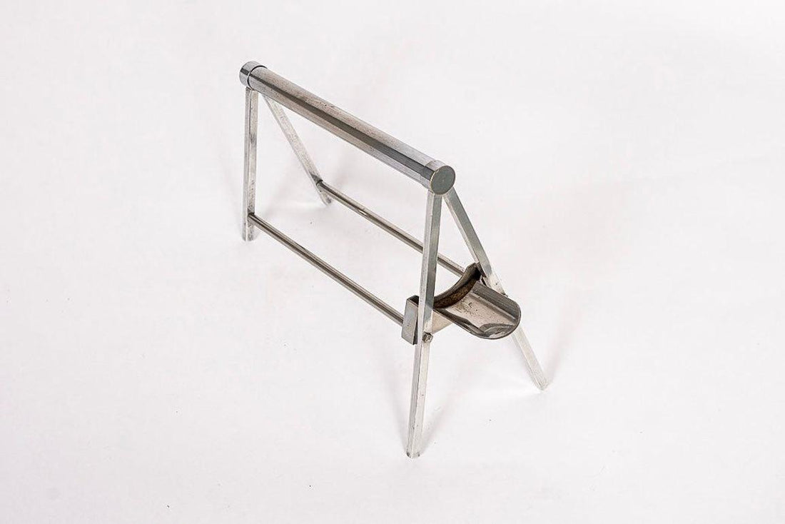 Rare Antique French Art Deco Wine Bottle Holder by Jacque Adnet, 1940s
