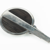 Georg Jensen Sterling Silver and Ebony Hand Mirror No. 224 by Harald Nielsen, Denmark c. 1930