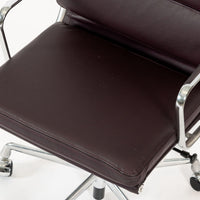 Eames for Herman Miller Tall Dark Purple Desk Chairs Set of 2