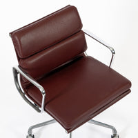 Eames for Herman Miller Red Leather Office Chair 2000s