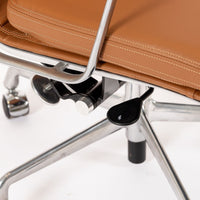 Eames for Herman Miller Brown Leather Office Chair 2000s