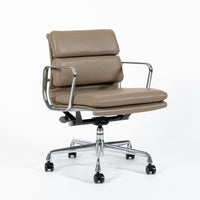 Eames for Herman Miller Taupe Tan Leather Office Chair 2000s