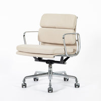 Eames for Herman Miller Tan Cream Office Chair in Schumacher VEGAN Suede
