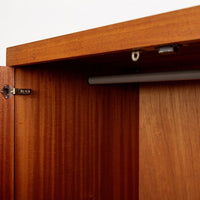 Mid Century Teak Wood Armoire Wardrobe Cabinet by G-Plan